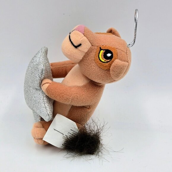 Simba Disney Christmas Ornament Holiday Plush Toy Star Silver 2002 The Lion King - Picture 4 of 8